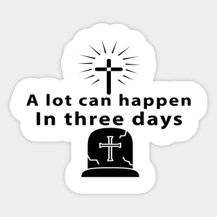 He Is Risen Cool Inspirational Easter Christian Sticker